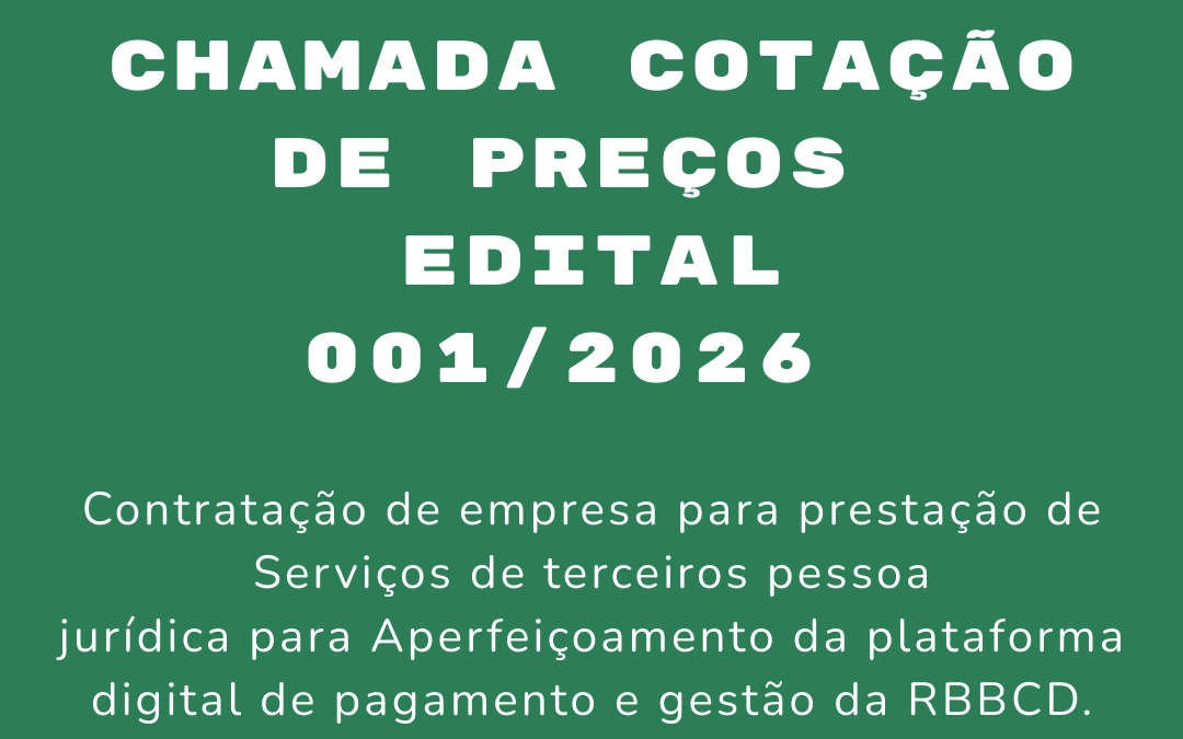 AVISO DE COTAÇÃO DE PREÇOS N° 001/2026
